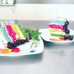 Le Rainbow Cake !